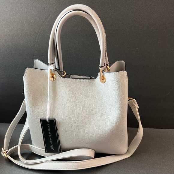 NWT LA TERRE FASHION SATCHEL HANDBAG - Picture 1 of 7
